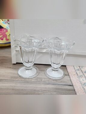 Target Bullseye Summer 2026 Glass Ice Cream & Milkshake Dish Set - Clear